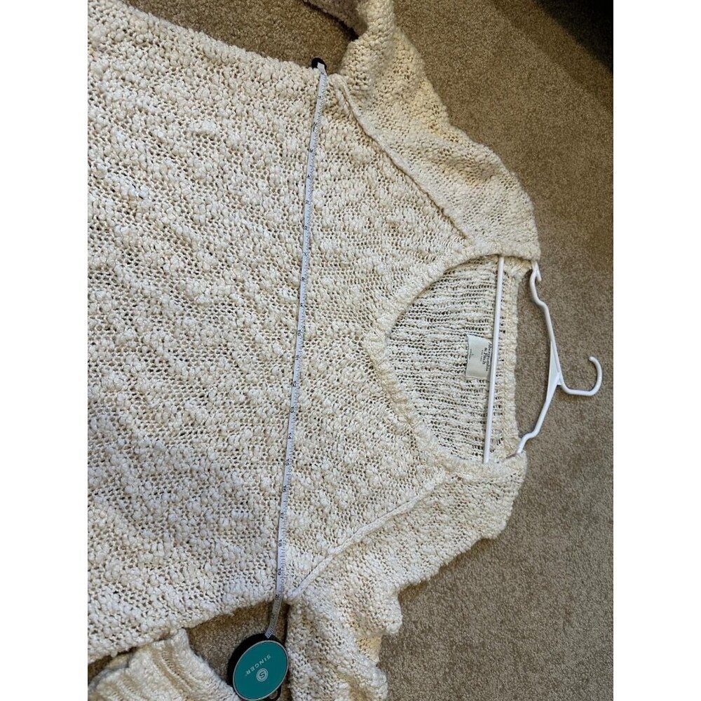 Abercrombie Women's Baggy Cable Knit Pullover Sweater - L - Picture 4 of 7